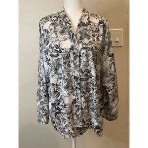 Chicos 3 Floral Print Top Size 3 (XL) AS1447